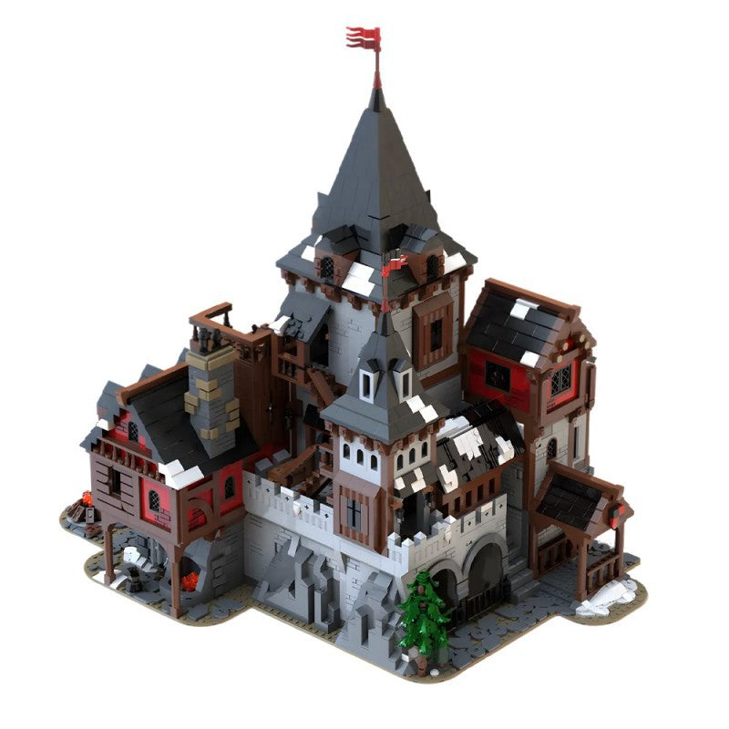 Wolf Lord's Castle Building Kit | LEGO-Compatible MOC - 1