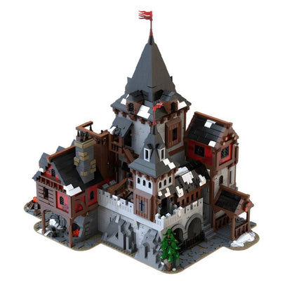 Wolf Lord's Castle Building Kit | LEGO-Compatible MOC - 1