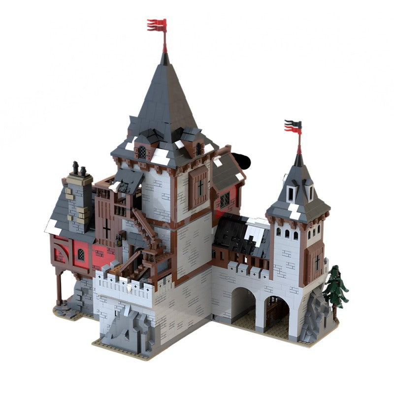 Wolf Lord's Castle Building Kit | LEGO-Compatible MOC - 4