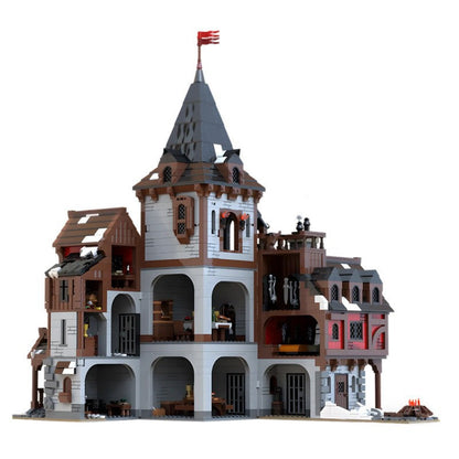 Wolf Lord's Castle Building Kit | LEGO-Compatible MOC - 5