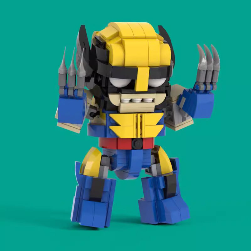 wolverine building set | marvel | moc-167655 - 1