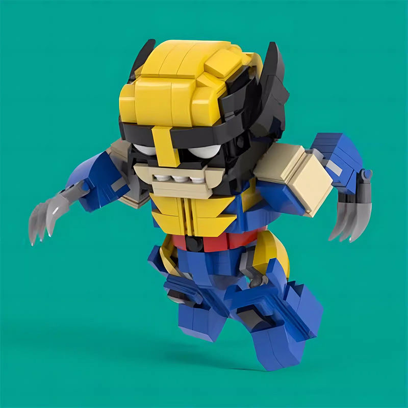 wolverine building set | marvel | moc-167655 - 2