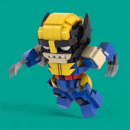 wolverine building set | marvel | moc-167655 - 2