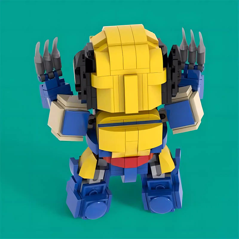 wolverine building set | marvel | moc-167655 - 4