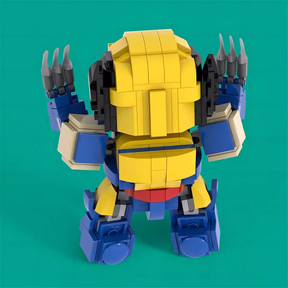 wolverine building set | marvel | moc-167655 - 4