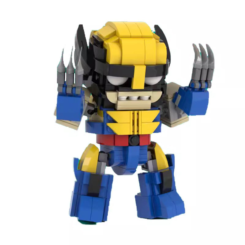 wolverine building set | marvel | moc-167655 - 5