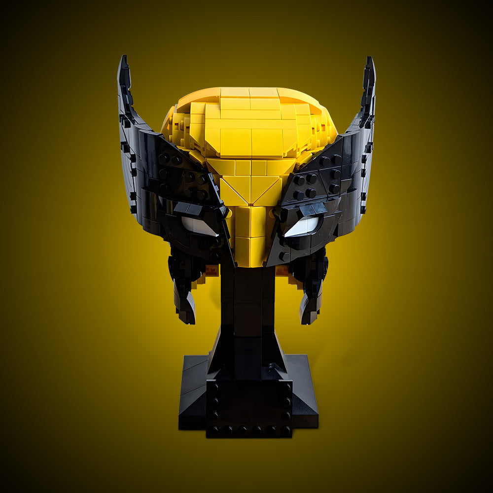 wolverine cowl helmet building set | x-man | moc-204062 - 1
