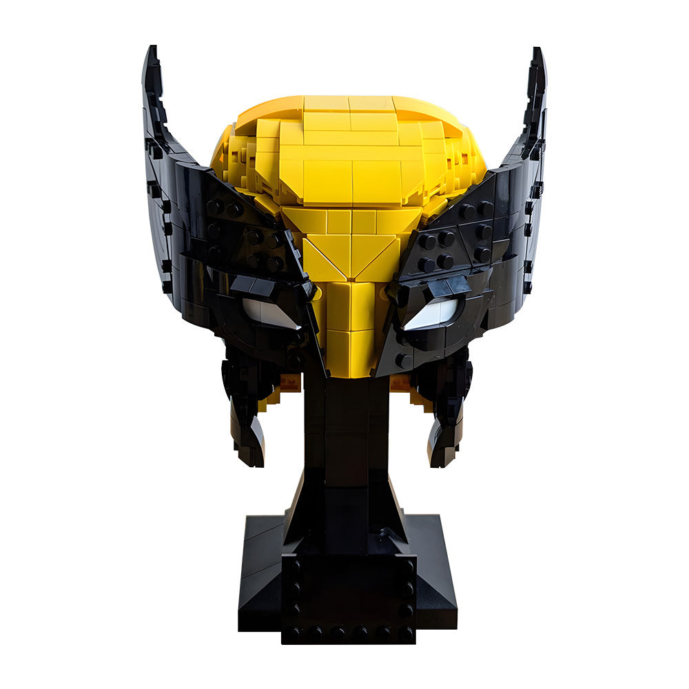 wolverine cowl helmet building set | x-man | moc-204062 - 5