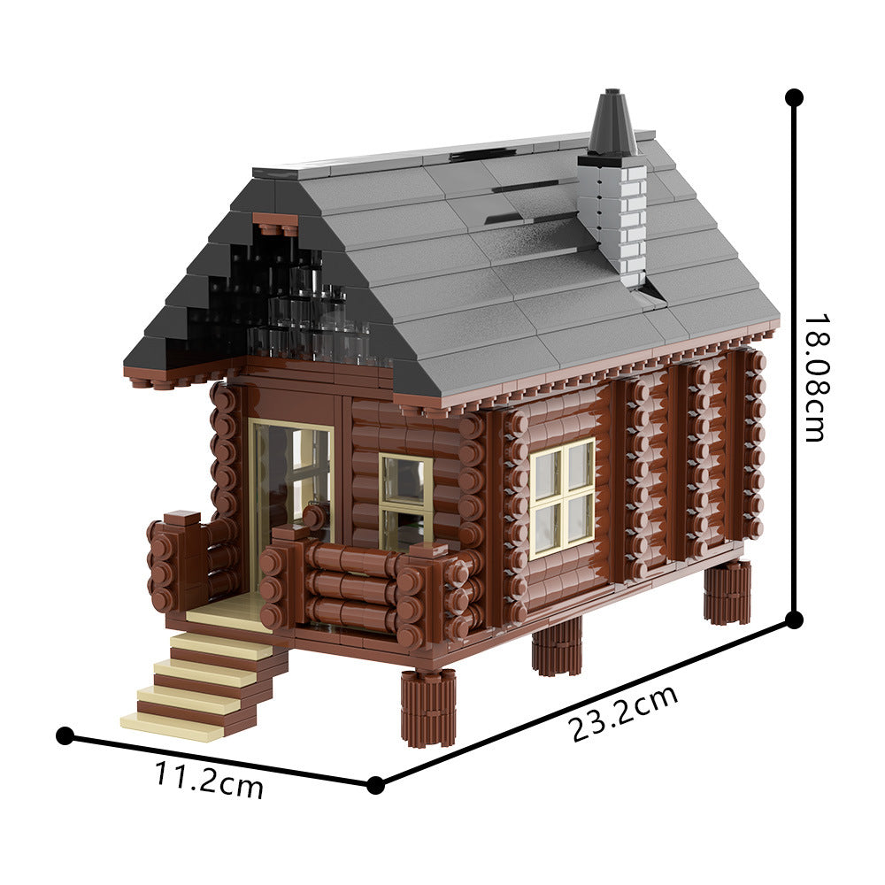 Wood Cabin MOC Building Kit | LEGO-Compatible MOC - 4