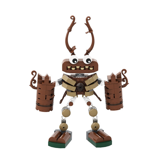 wood monster building set | my singing monsters | lego compatible - 4