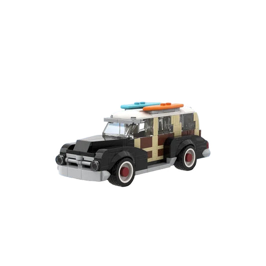Woodie Wagon Building Kit | LEGO-Compatible MOC - 1