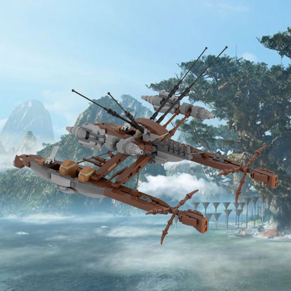 wookie catamaran building kit | star wars | moc-231167 - 1