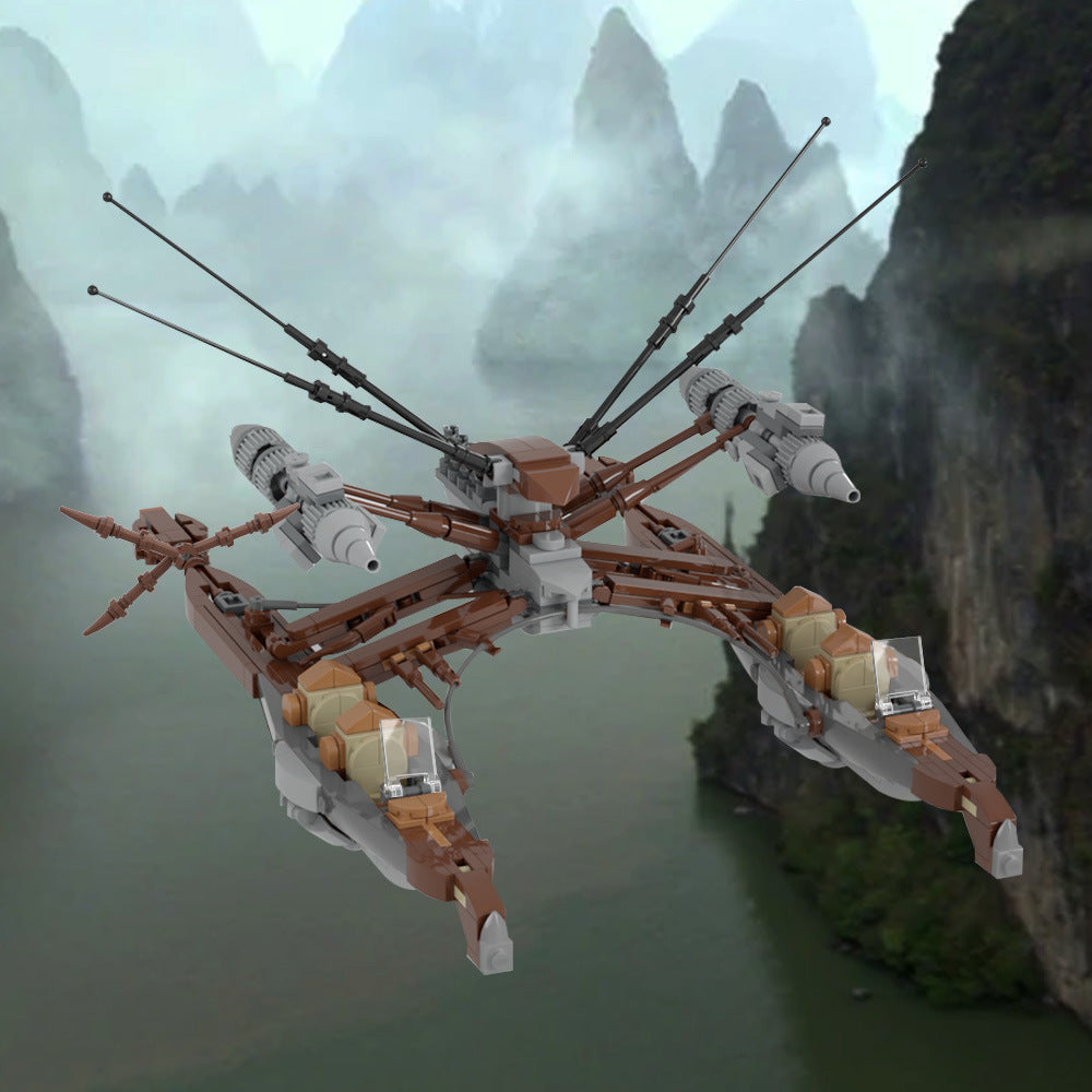 wookie catamaran building kit | star wars | moc-231167 - 2