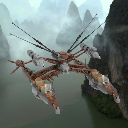 wookie catamaran building kit | star wars | moc-231167 - 2