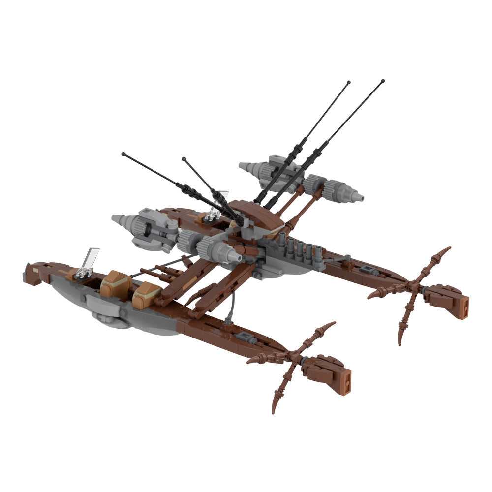 wookie catamaran building kit | star wars | moc-231167 - 3