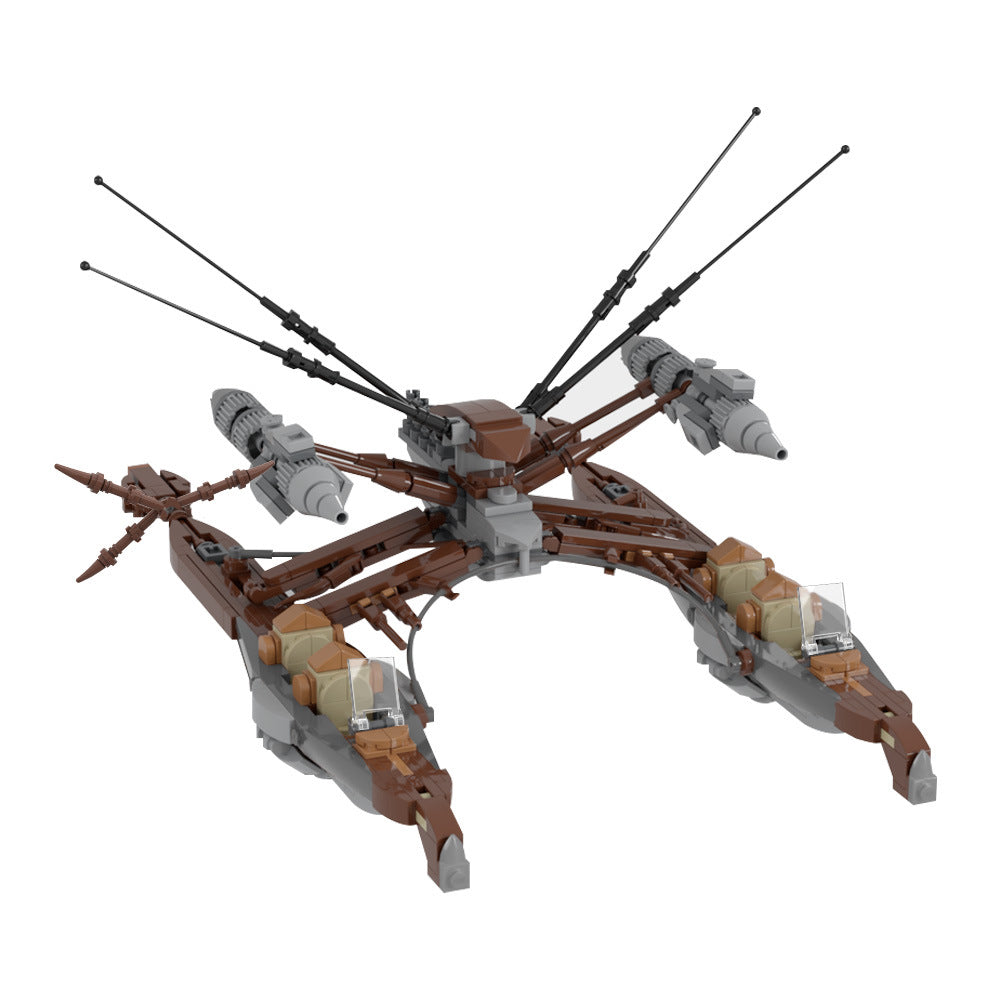 wookie catamaran building kit | star wars | moc-231167 - 5