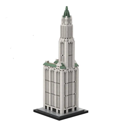Woolworth Building Brick Kit | 1:800 Scale | LEGO-Compatible MOC - 1
