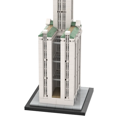 Woolworth Building Brick Kit | 1:800 Scale | LEGO-Compatible MOC - 2