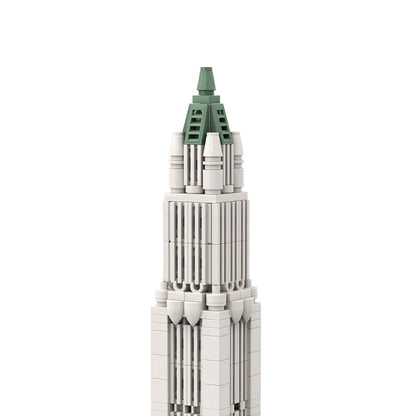 Woolworth Building MOC Architecture Model | 1:800 Scale Building Kit - 4