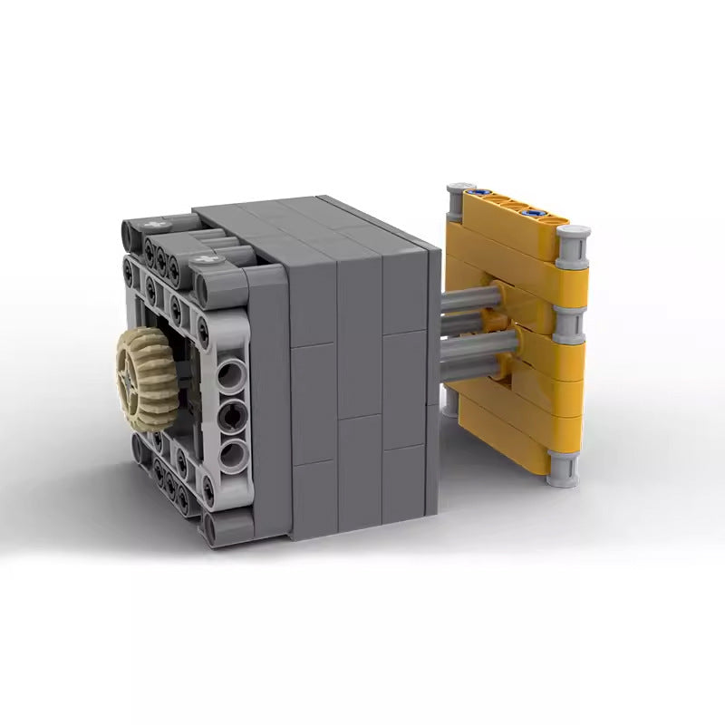 working minecraft piston building set | moc-145083 - 3