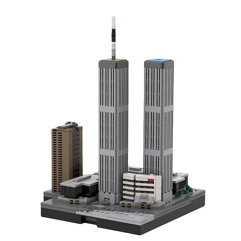 World Trade Center Microscale MOC Skyscraper Architecture Building Kit - 1