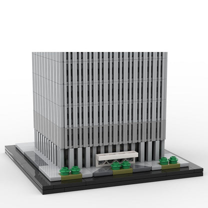 World Trade Center MOC 1:800 Scale Skyscraper Architecture Building Kit - 2