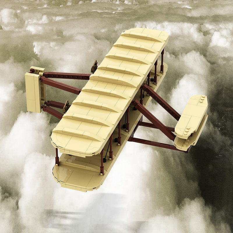 Wright Brothers Airplane MOC Building Kit | Historic Aircraft Model - 2