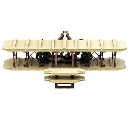 Wright Brothers Airplane MOC Building Kit | Historic Aircraft Model - 3