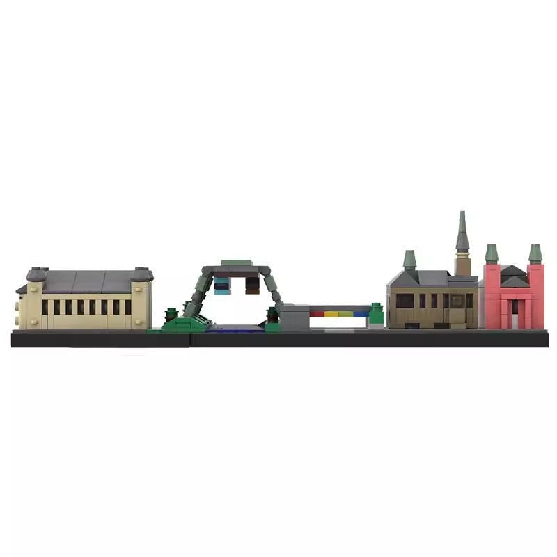 Wuppertal Skyline MOC Architecture Building Kit - 1