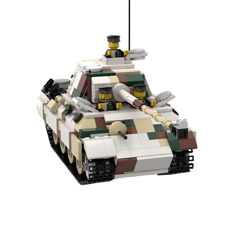 WW2 Panther G Tank MOC Building Kit | German Medium Tank Model - 4
