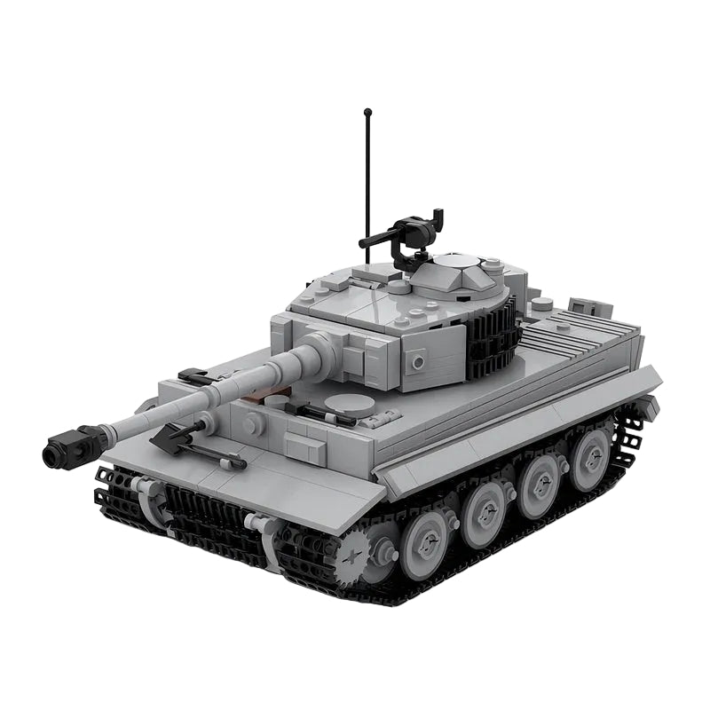 WW2 Tiger E Heavy Tank MOC Building Kit | Historical Vehicle Model - 2