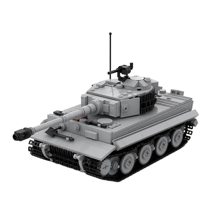 WW2 Tiger E Heavy Tank MOC Building Kit | Historical Vehicle Model - 2