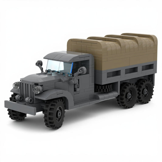 WWII 2½-Ton 6×6 Military Cargo Truck MOC Building Kit - 1