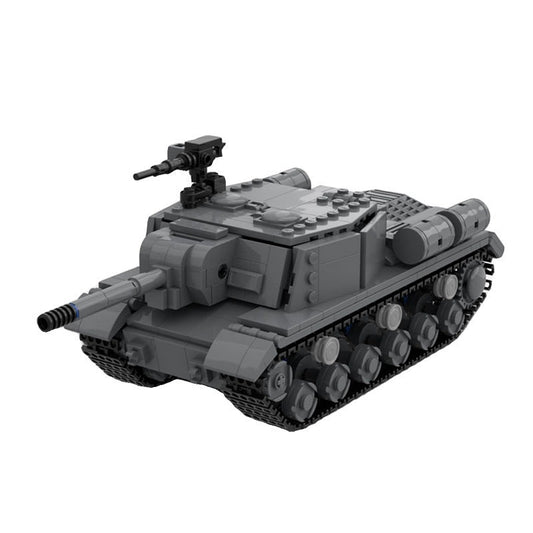 WWII ISU-152 Assault Gun MOC Building Kit | Heavy Tank Destroyer Model - 1