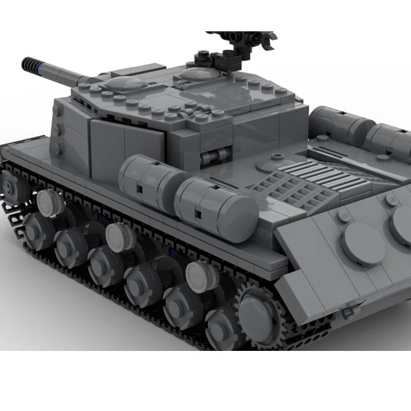 WWII ISU-152 Assault Gun MOC Building Kit | Heavy Tank Destroyer Model - 5