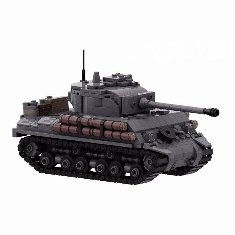 WWII M4A2E8 Sherman Medium Tank MOC Building Kit | 1:35 Scale Model - 3