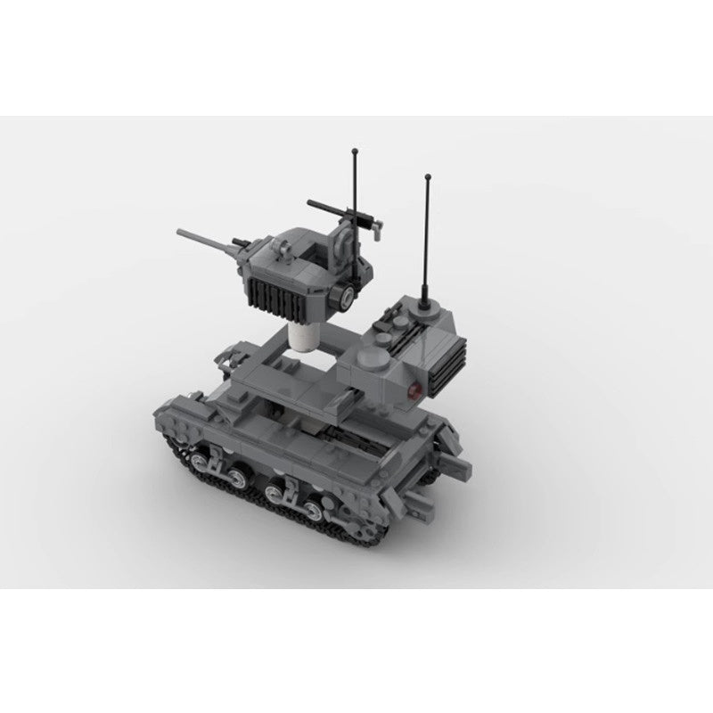 WWII M5 Light Tank Building Kit | LEGO-Compatible MOC - 2