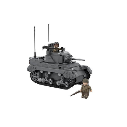 WWII M5 Light Tank MOC Building Kit | Historical Military Vehicle Model - 1