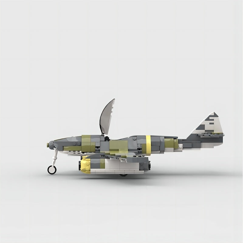 WWII Me 262 Twin-Engine Jet Fighter MOC Building Kit - 4