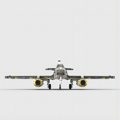 WWII Me 262 Twin-Engine Jet Fighter MOC Building Kit - 5