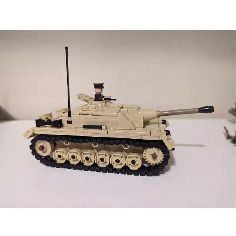 WWII StuG III Assault Gun MOC Building Kit - Historical Tank Destroyer Model - 2