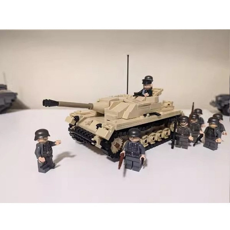 WWII StuG III Assault Gun MOC Building Kit - Historical Tank Destroyer Model - 3