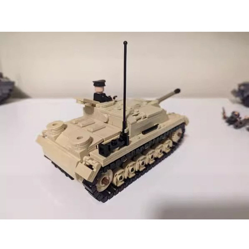 WWII StuG III Assault Gun Tank Destroyer Building Kit | LEGO-Compatible MOC - 4