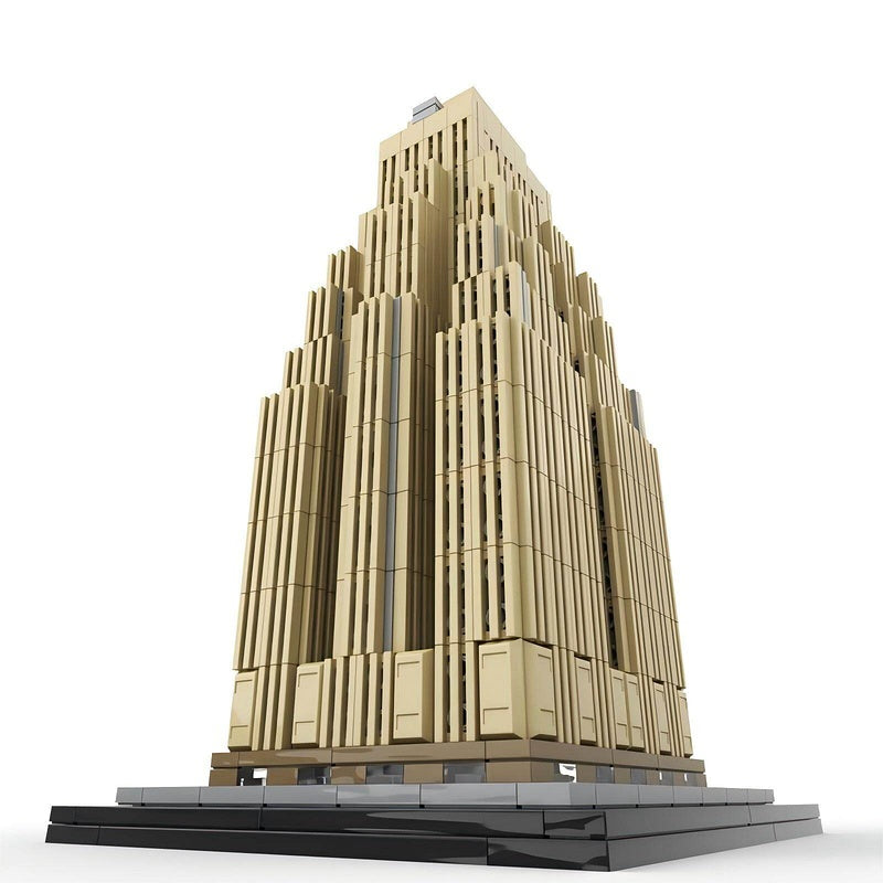 Wyndham New Yorker Hotel Building Kit | 1:800 LEGO-Compatible MOC - 1