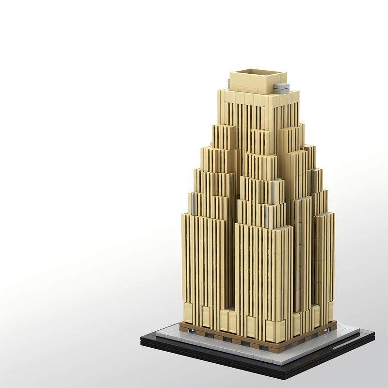 Wyndham New Yorker Hotel Building Kit | 1:800 LEGO-Compatible MOC - 3