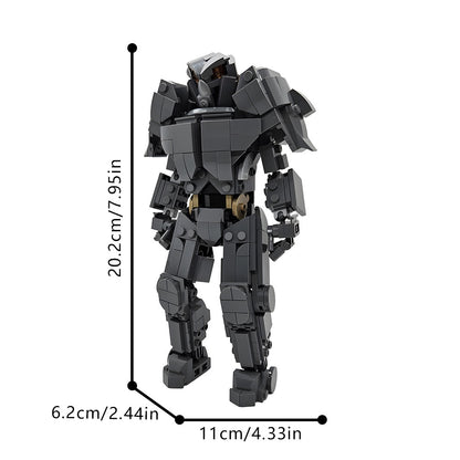 x-01 power armor building set | fallout | moc-183481 - 4