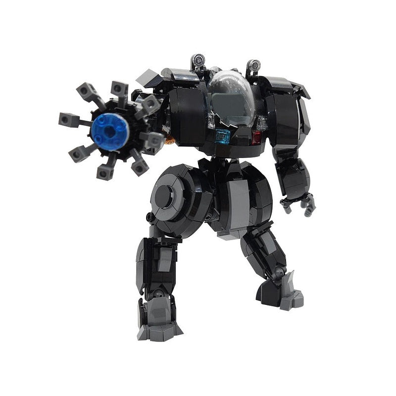 X-17 Riot Control Mech Suit MOC Building Kit | Tactical Robot Model - 1