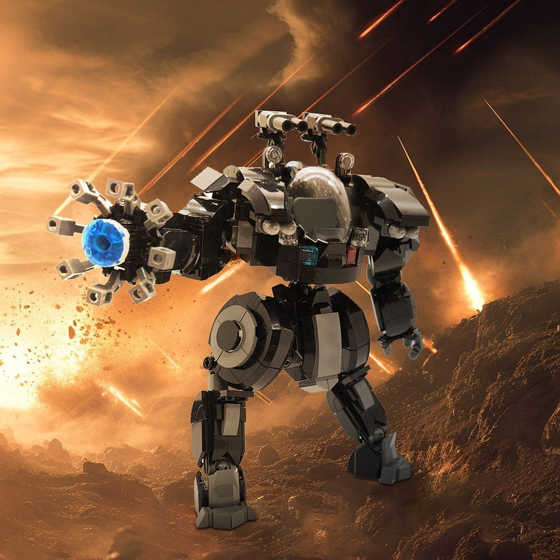 X-17 Riot Control Mech Suit MOC Building Kit | Tactical Robot Model - 2