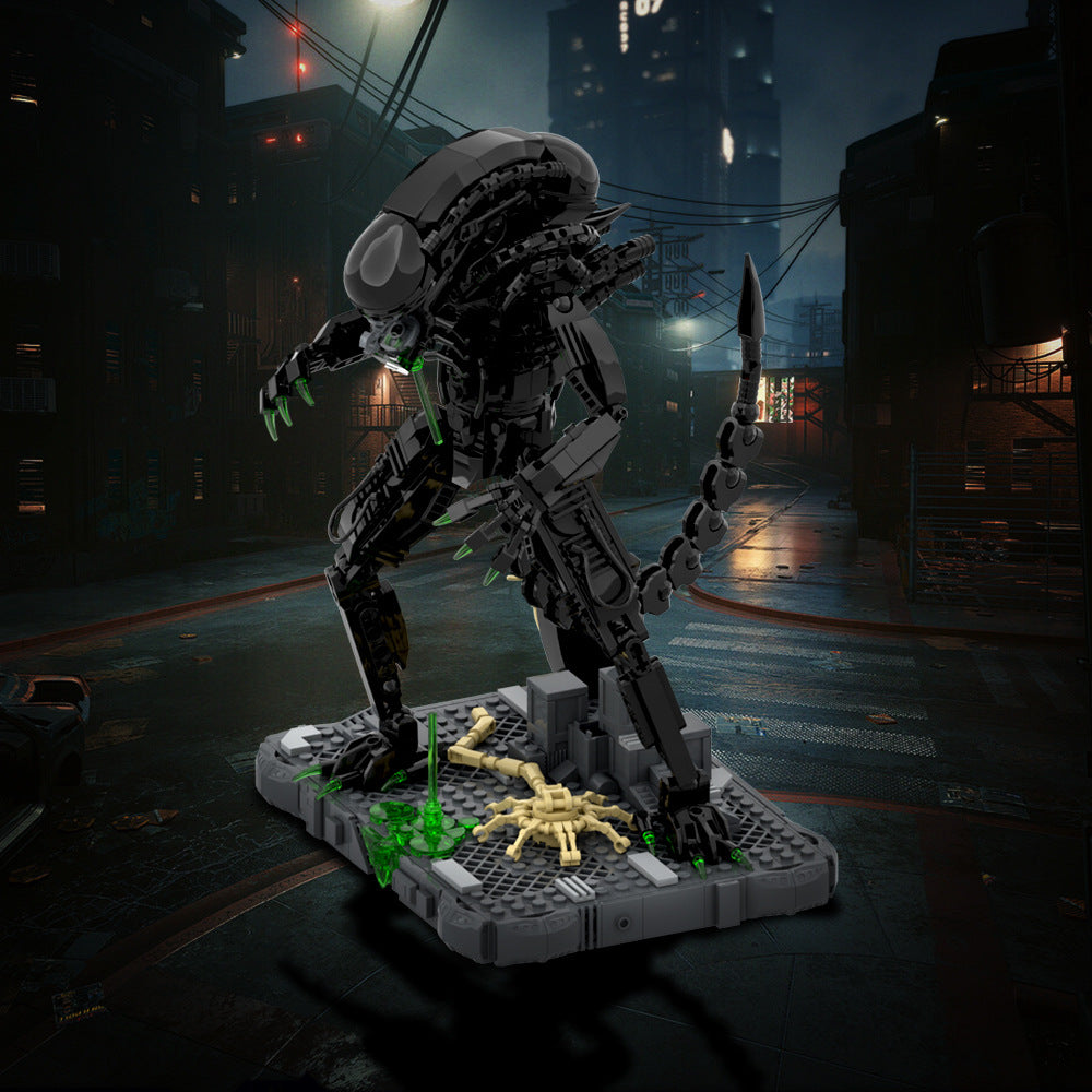 xenomorph building set | aliens | lego compatible - 1