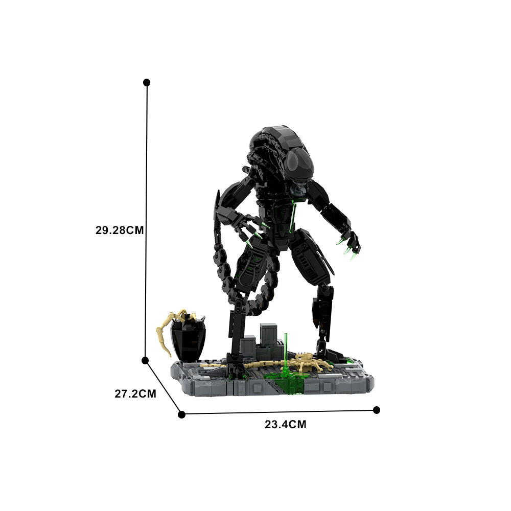 xenomorph building set | aliens | lego compatible - 2